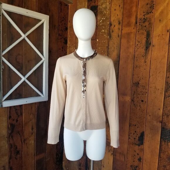 St.John Nordstrom Exclusive Sequin Cardigan - Picture 1 of 16